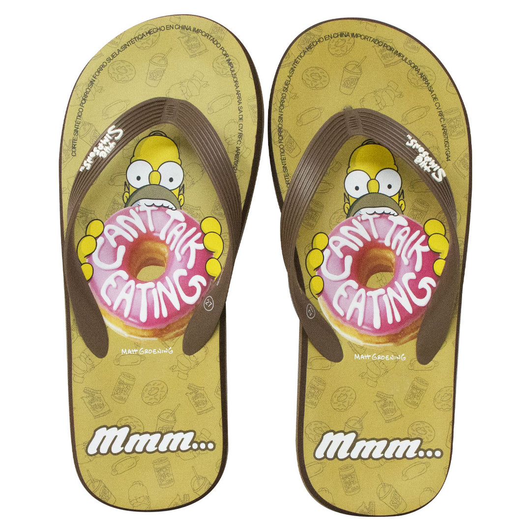 Chanclas de shops los simpson